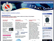 Tablet Screenshot of deaws.cz